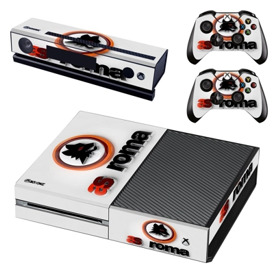 AS Roma decal skin for Xbox one Console and 2 Controllers AS Roma decal skin for Xbox one Console and 2 Controllers