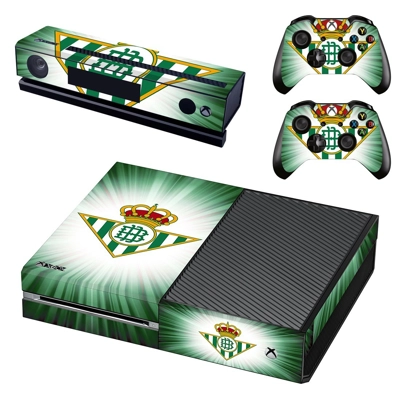 Real Betis decal skin for Xbox one Console and 2 Controllers Real Betis decal skin for Xbox one Console and 2 Controllers