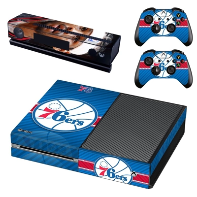 Philadelphia 76ers decal skin for Xbox one Console and 2 C.. Philadelphia 76ers decal skin for Xbox one Console and 2 C..