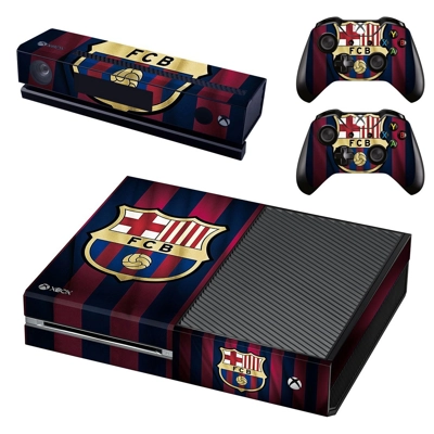 FC Barcelona decal skin for Xbox one Console and 2 Control.. FC Barcelona decal skin for Xbox one Console and 2 Control..