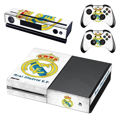 Real Madrid decal skin for Xbox one Console and 2 Controll.. Real Madrid decal skin for Xbox one Console and 2 Controll..