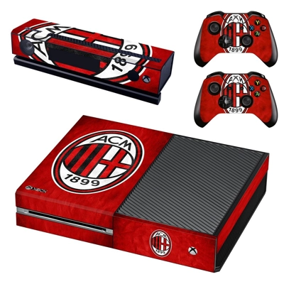 Associazione Calcio Milan decal skin for Xbox one Console and 2 Controllers