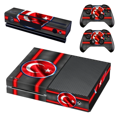 Turkey flag small decal skin for Xbox one Console and 2 Co.. Turkey flag small decal skin for Xbox one Console and 2 Co..