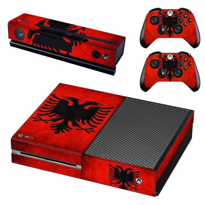 Flag of Albania decal skin for Xbox one Console and 2 Cont.. Flag of Albania decal skin for Xbox one Console and 2 Cont..