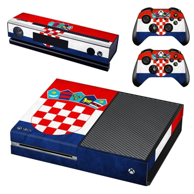 Flag of Croatia decal skin for Xbox one Console and 2 Cont.. Flag of Croatia decal skin for Xbox one Console and 2 Cont..