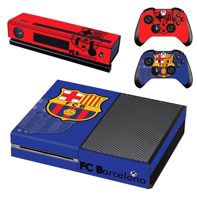 FC Barcelona decal skin for Xbox one Console and 2 Control.. FC Barcelona decal skin for Xbox one Console and 2 Control..