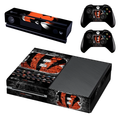 Cincinnati Bengals decal skin for Xbox one Console and 2 Controllers