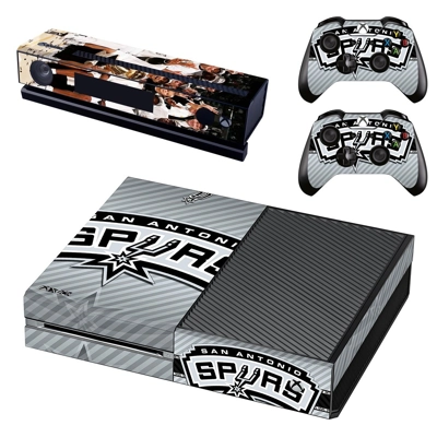 San Antonio Spurs decal skin for Xbox one Console and 2 Co..