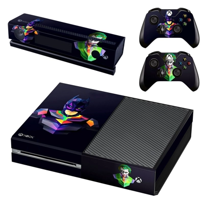 Batman vs Joker decal skin for Xbox one Console and 2 Controllers