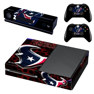 Houston Texan decal skin for Xbox one Console and 2 Controllers