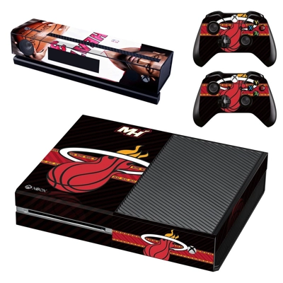 Miami Heat Basketball Team decal skin for Xbox one Console..