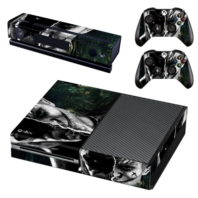 The Joker decal skin for Xbox one Console and 2 Controllers