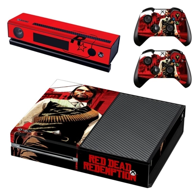 Red Dead Redemption decal skin for Xbox one Console and 2 ..