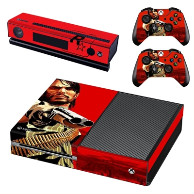 Red Dead Redemption decal skin for Xbox one Console and 2 ..