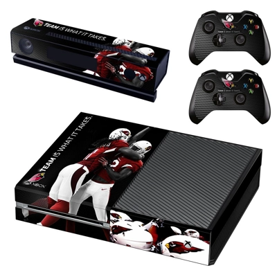 Arizona Cardinals decal skin for Xbox one Console and 2 Co.. Arizona Cardinals decal skin for Xbox one Console and 2 Co..