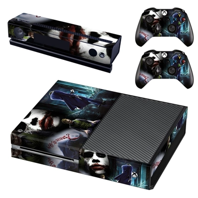 The Joker decal skin for Xbox one Console and 2 Controllers
