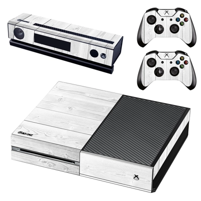 White wooden board decal skin for Xbox one Console and 2 C.. White wooden board decal skin for Xbox one Console and 2 C..