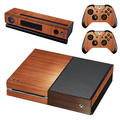 Wooden board decal skin for Xbox one Console and 2 Control.. Wooden board decal skin for Xbox one Console and 2 Control..