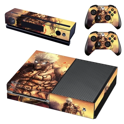 Fictional character decal skin for Xbox one Console and 2 Controllers