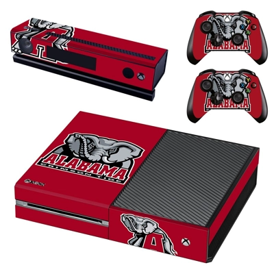 Alabama Crimson Tide decal skin for Xbox one Console and 2.. Alabama Crimson Tide decal skin for Xbox one Console and 2..