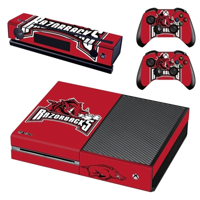 Arkansas Razorbacks decal skin for Xbox one Console and 2 .. Arkansas Razorbacks decal skin for Xbox one Console and 2 ..