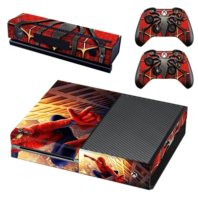 Spider man decal skin for Xbox one Console and 2 Controllers