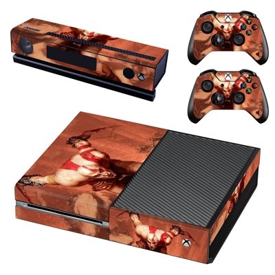 God of War decal skin for Xbox one Console and 2 Controllers