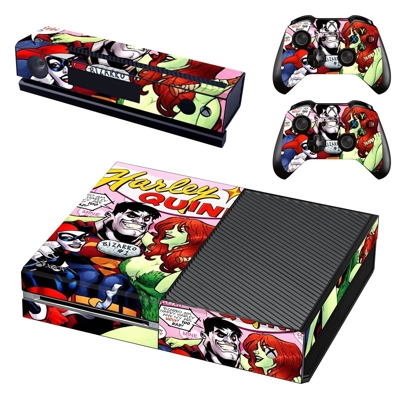 Harley Quinn decal skin for Xbox one Console and 2 Controllers