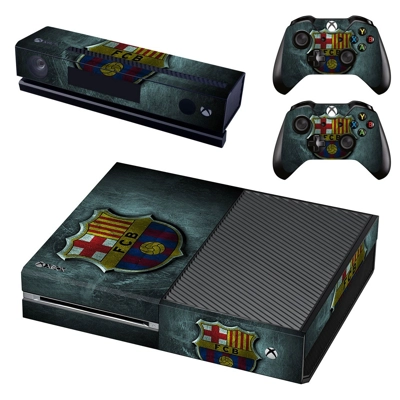 FC Barcelona decal skin for Xbox one Console and 2 Controllers