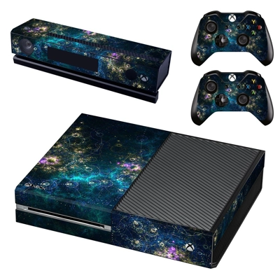 Planet sky decal skin for Xbox one Console and 2 Controllers