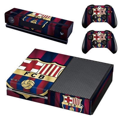 FC Barcelona decal skin for Xbox one Console and 2 Controllers