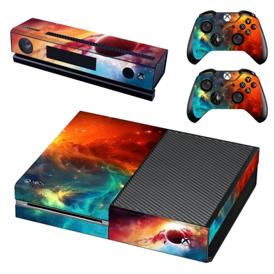 Starry sky decal skin for Xbox one Console and 2 Controllers