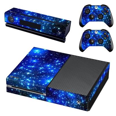Starry sky decal skin for Xbox one Console and 2 Controllers