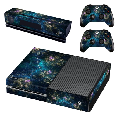 Planet sky decal skin for Xbox one Console and 2 Controllers