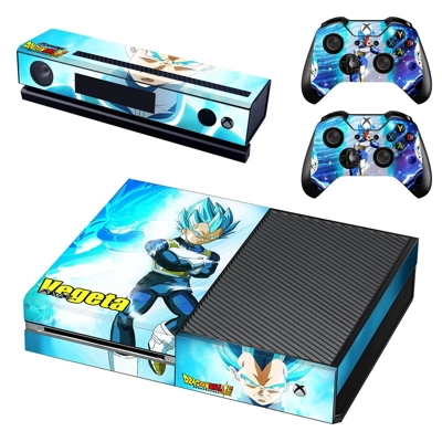 Dragon ball super decal skin for Xbox one Console and 2 Controllers