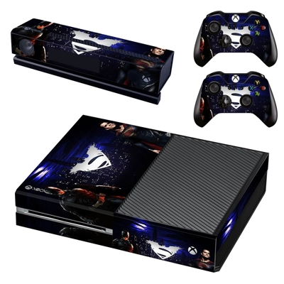 Superman decal skin for Xbox one Console and 2 Controllers