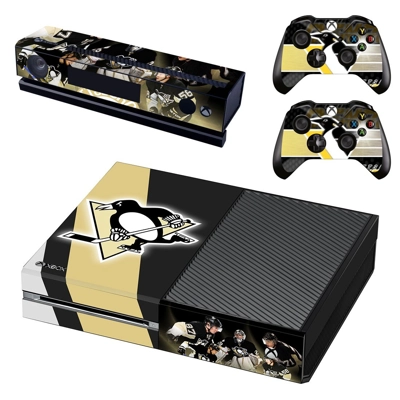 Pittsburgh penguins decal skin for Xbox one Console and 2 Controllers