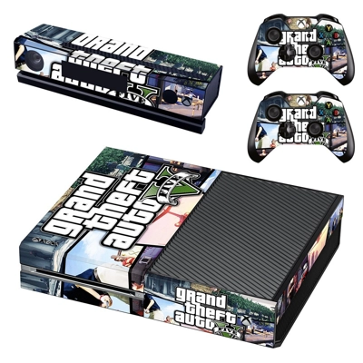 GTA V decal skin for Xbox one Console and 2 Controllers
