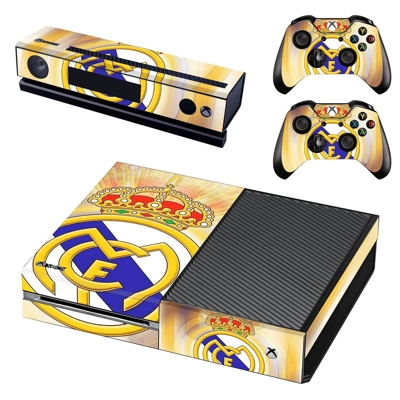 Real Madrid decal skin for Xbox one Console and 2 Controll.. Real Madrid decal skin for Xbox one Console and 2 Controll..