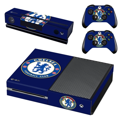 Chelsea FC decal skin for Xbox one Console and 2 Controllers Chelsea FC decal skin for Xbox one Console and 2 Controllers