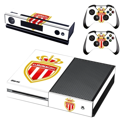 AS Monaco FC decal skin for Xbox one Console and 2 Control.. AS Monaco FC decal skin for Xbox one Console and 2 Control..