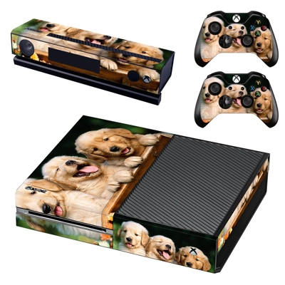 Cute Dogs decal skin for Xbox one Console and 2 Controllers Cute Dogs decal skin for Xbox one Console and 2 Controllers