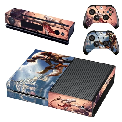 God of War decal skin for Xbox one Console and 2 Controllers God of War decal skin for Xbox one Console and 2 Controllers