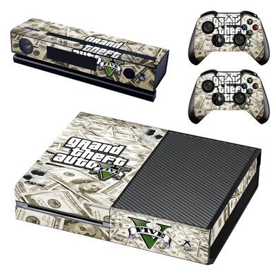 GTA V decal skin for Xbox one Console and 2 Controllers GTA V decal skin for Xbox one Console and 2 Controllers