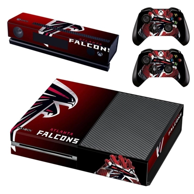 Atlanta Falcons decal skin for Xbox one Console and 2 Cont.. Atlanta Falcons decal skin for Xbox one Console and 2 Cont..