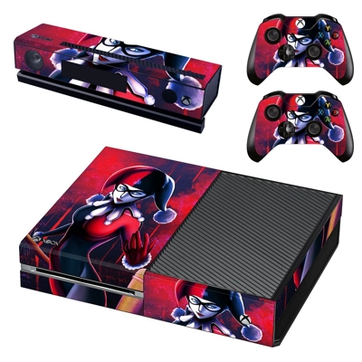 Harley Quinn decal skin for Xbox one Console and 2 Control.. Harley Quinn decal skin for Xbox one Console and 2 Control..