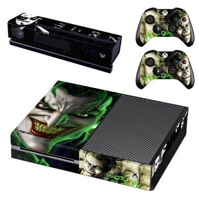 Joker decal skin for Xbox one Console and 2 Controllers Joker decal skin for Xbox one Console and 2 Controllers