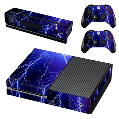 Thunder lightings decal skin for Xbox one Console and 2 Co.. Thunder lightings decal skin for Xbox one Console and 2 Co..