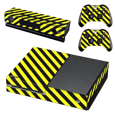 Yellow column decal skin for Xbox one Console and 2 Contro.. Yellow column decal skin for Xbox one Console and 2 Contro..