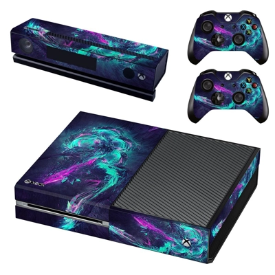 Painted paper decal skin for Xbox one Console and 2 Contro.. Painted paper decal skin for Xbox one Console and 2 Contro..